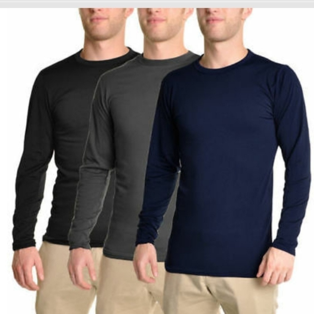 Vidal Enterprise Men's Fleece long sleeved Tshirt. - Picture 1 of 1